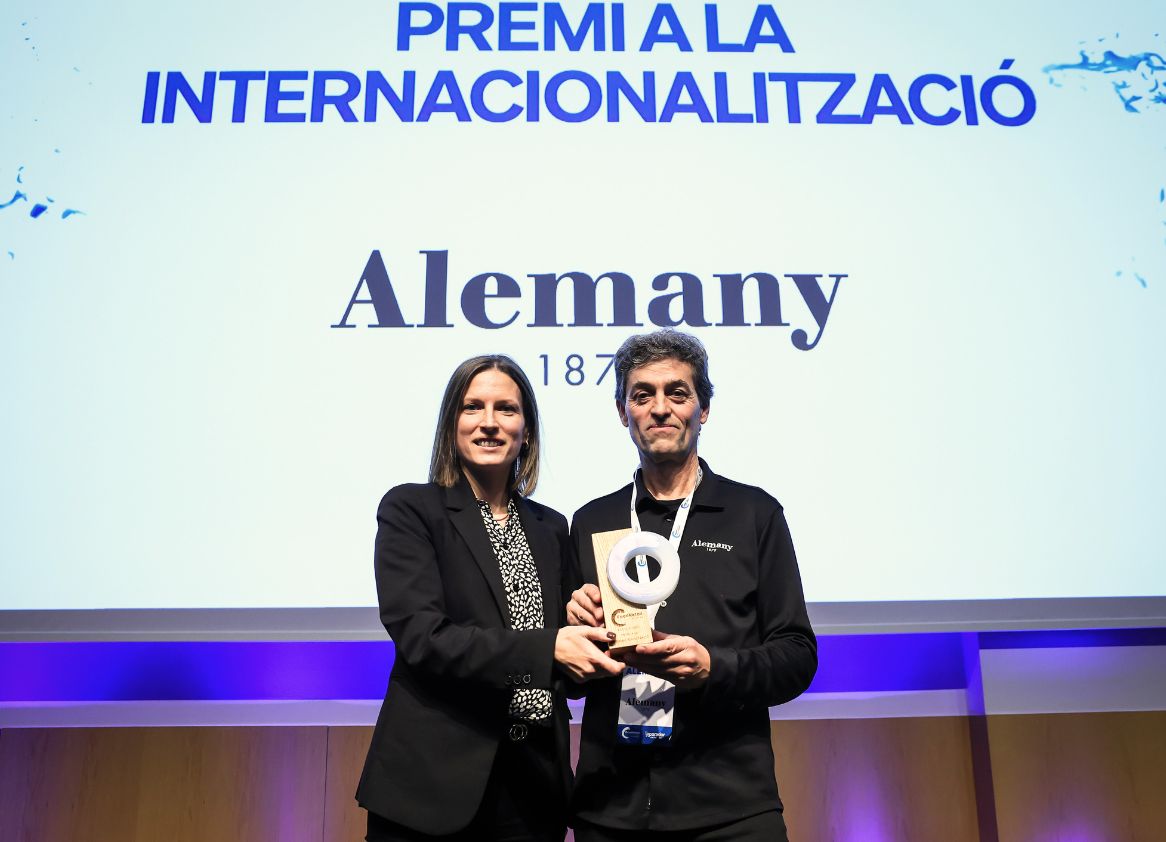 Alemany recibe el Premio Internacionalización 2025 del Clúster Food Retail de Catalunya