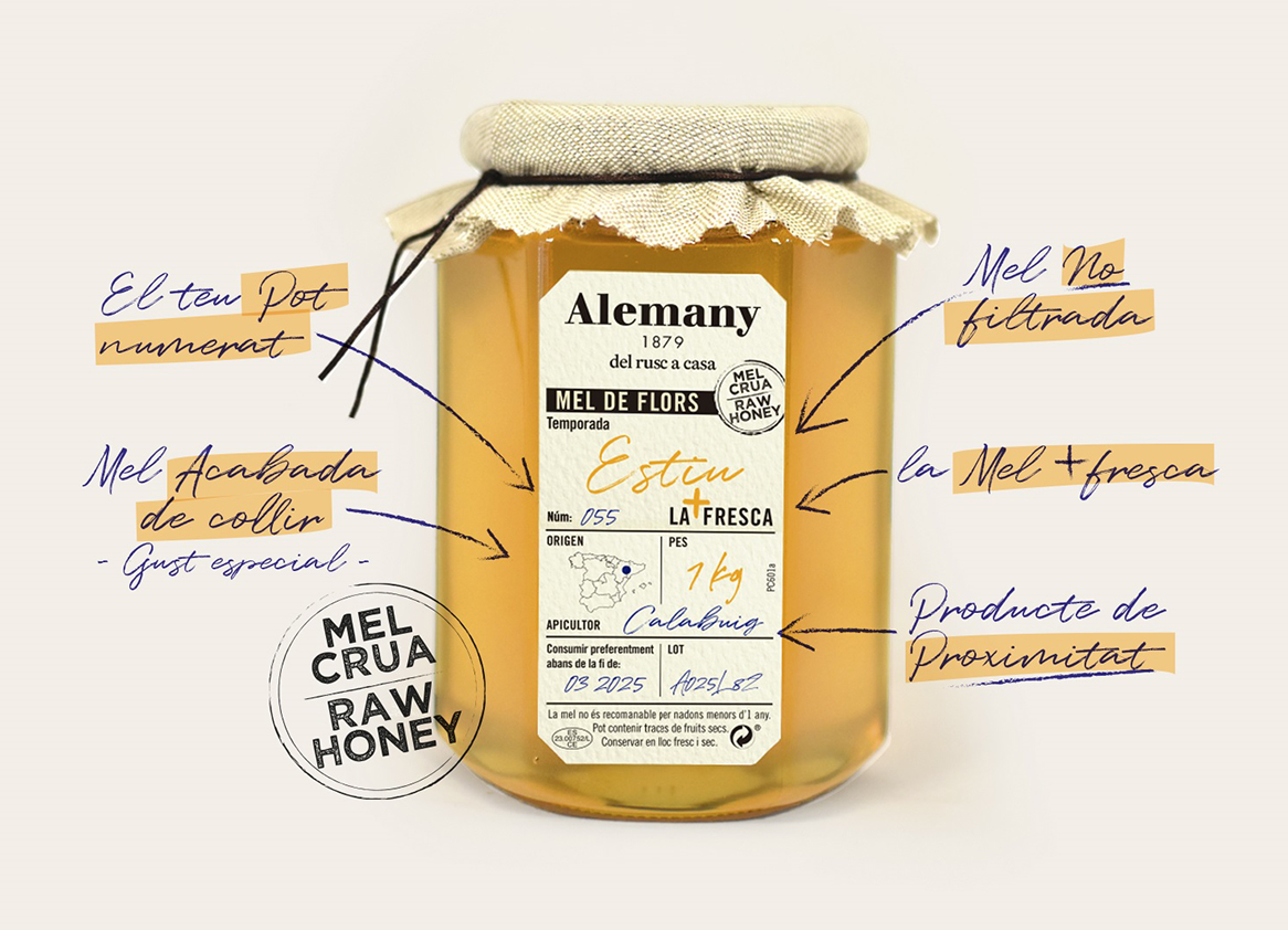 Una miel multifloral de la Alcàrria con el aroma de la lavanda como protagonista, la Miel de Verano seleccionada per Alemany