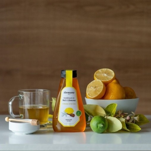 Comprar Miel con limón y Vitamina C Antigoteo 500g | Alemany 1879