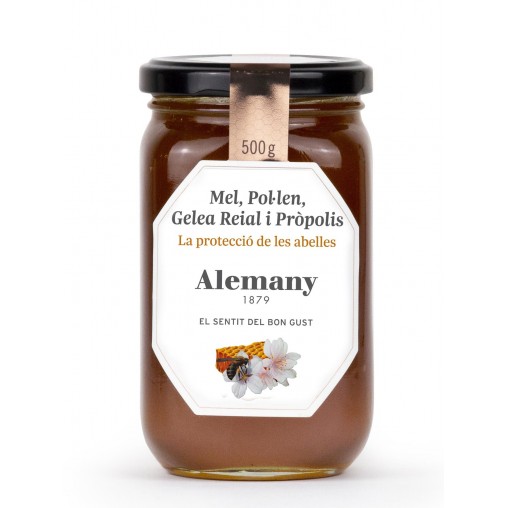 Miel con polen, jalea real y propóleo 500g | Great Taste 2017