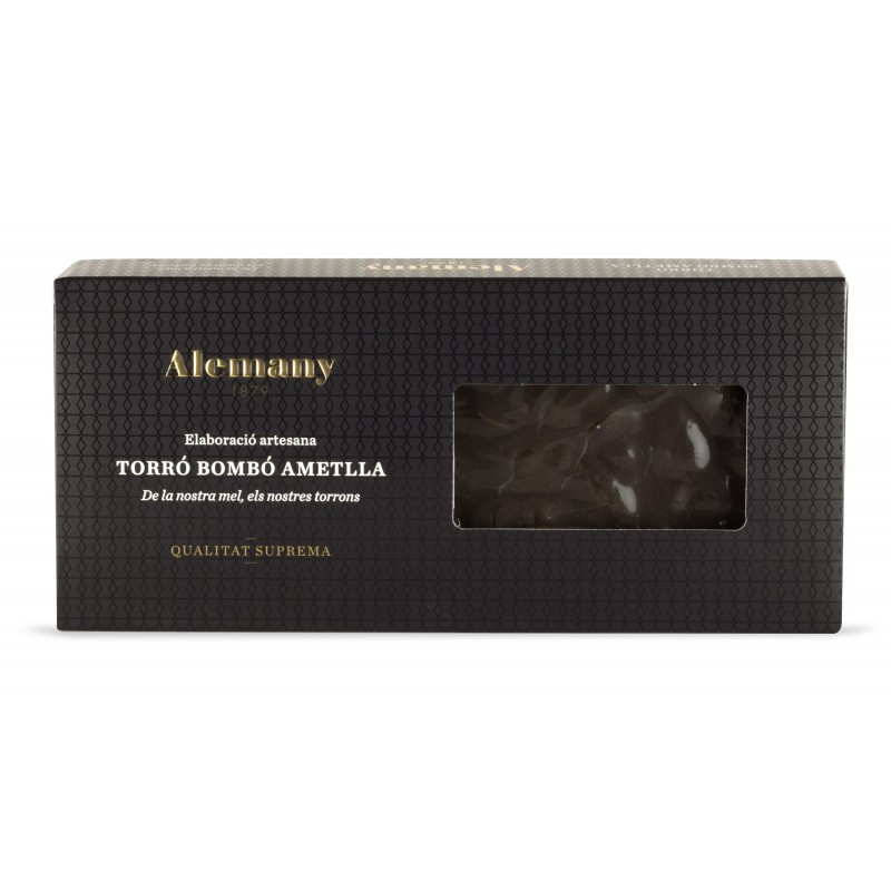 Turrón Chocolate NEGRO con Almendras 250g | Comprar Turron Online