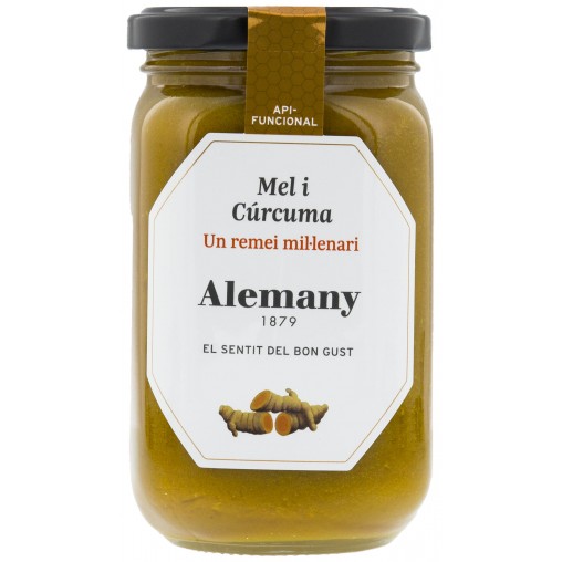 Miel con Cúrcuma 500g Alemany | Mieles Gourmet-Salud