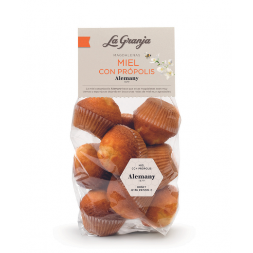 Magdalenas la Granja Foods / Miel con própolis Alemany 1879