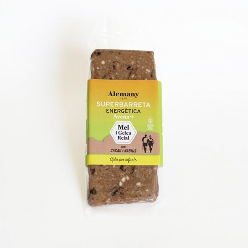Barreta energètica amb Mel sense cafeïna 'Resistència' Alemany