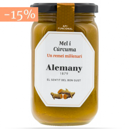 Mel amb Cúrcuma 500g Alemany | Mels Gourmet