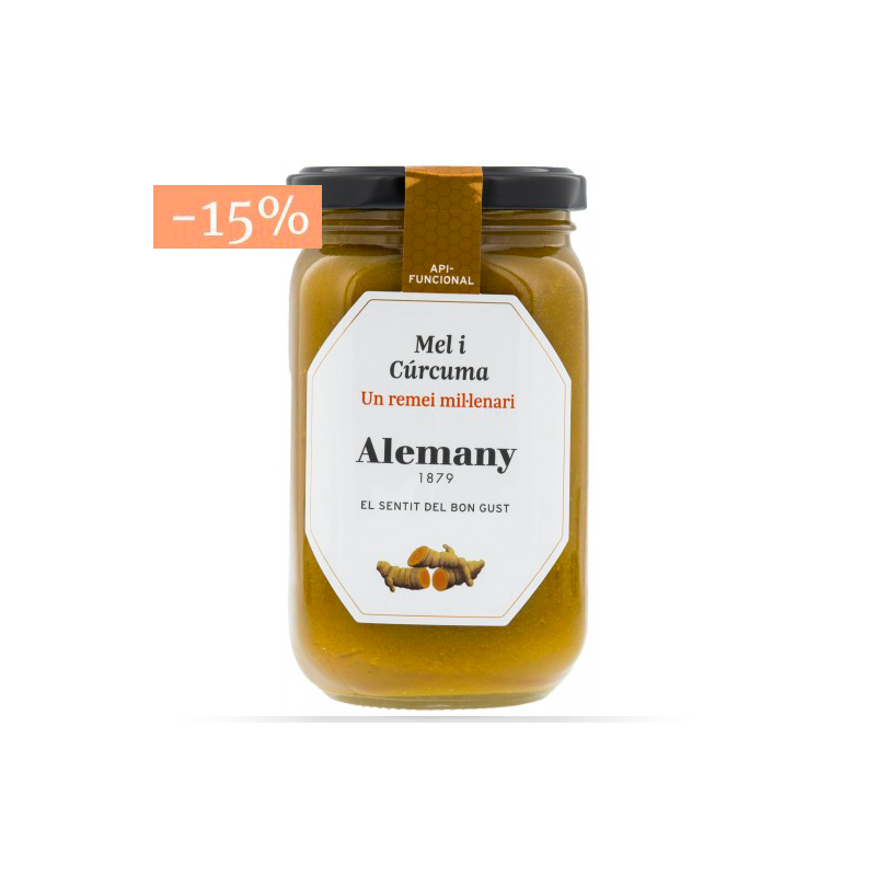 Mel amb Cúrcuma 500g Alemany | Mels Gourmet