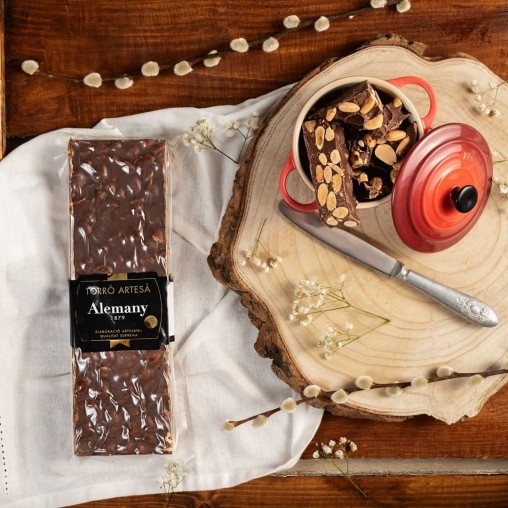 Turrón Artesano Chocolate Almendras Enteras | Alemany Online