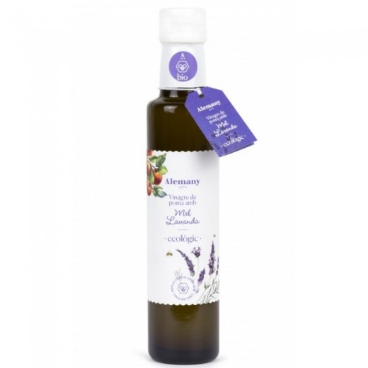 Vinagre de poma amb mel de lavanda ecològic 250ml Alemany