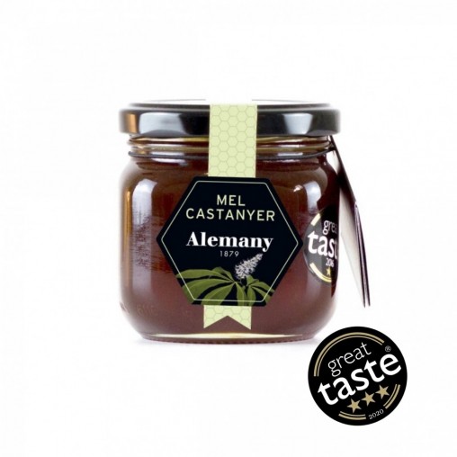 Miel de Castaño Alemany 250g Premiada 3 estrellas  Great Taste Awards