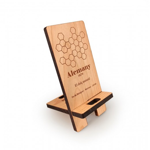 Soporte de móvil en madera Alemany