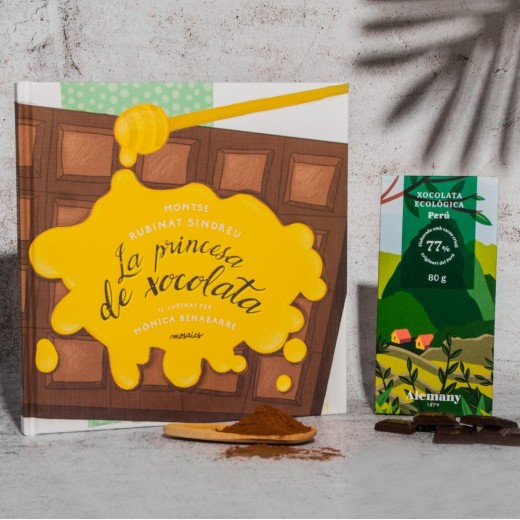 Lot xocolata 77% cacau del Perú i conte ‘La princesa de xocolata’  | Alemany 1879