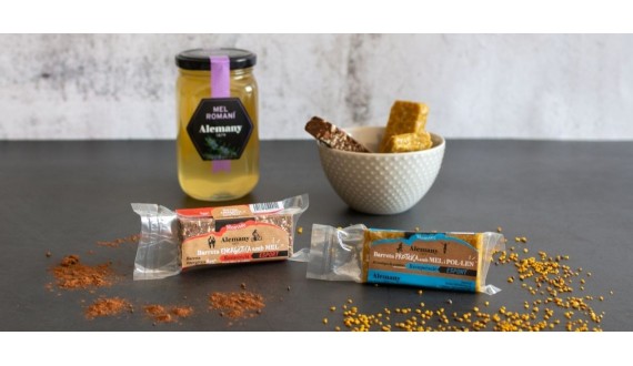 Barretes energètiques amb mel 100% naturals per a esportistes
